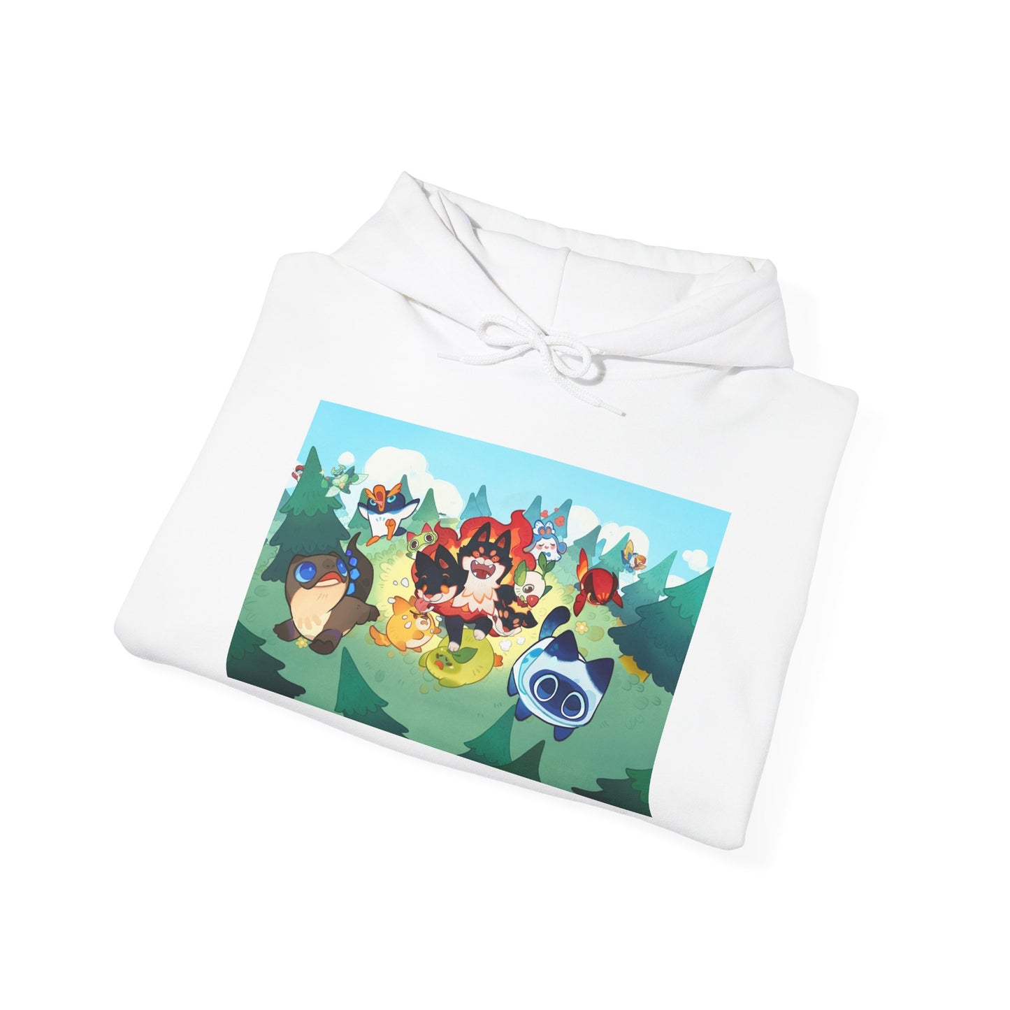 Clash of Critters Tataris World White Hoodie
