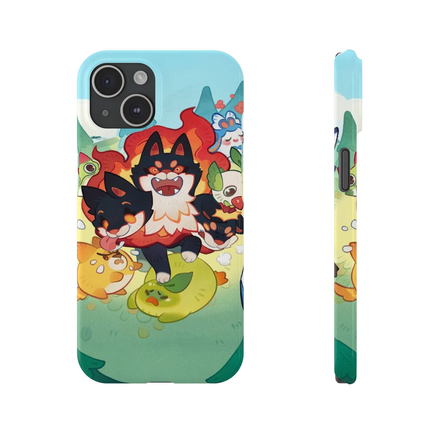 Clash of Critters Tataris World iPhone Case