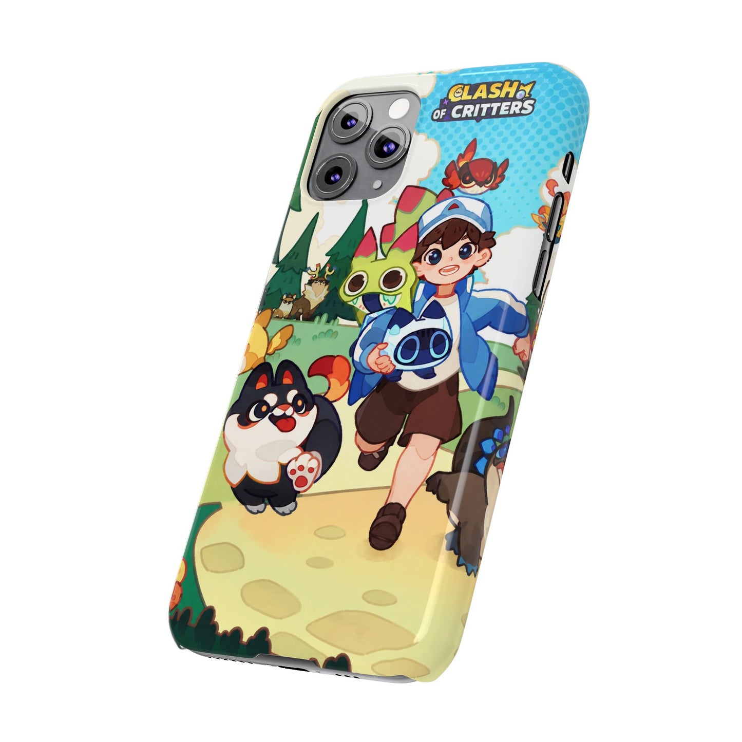 Clash of Critters Tataris Trainer iPhone Case