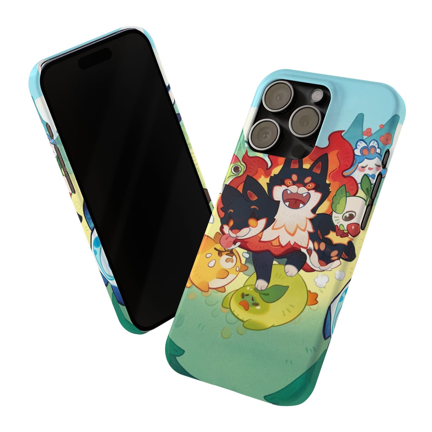 Clash of Critters Tataris World iPhone Case