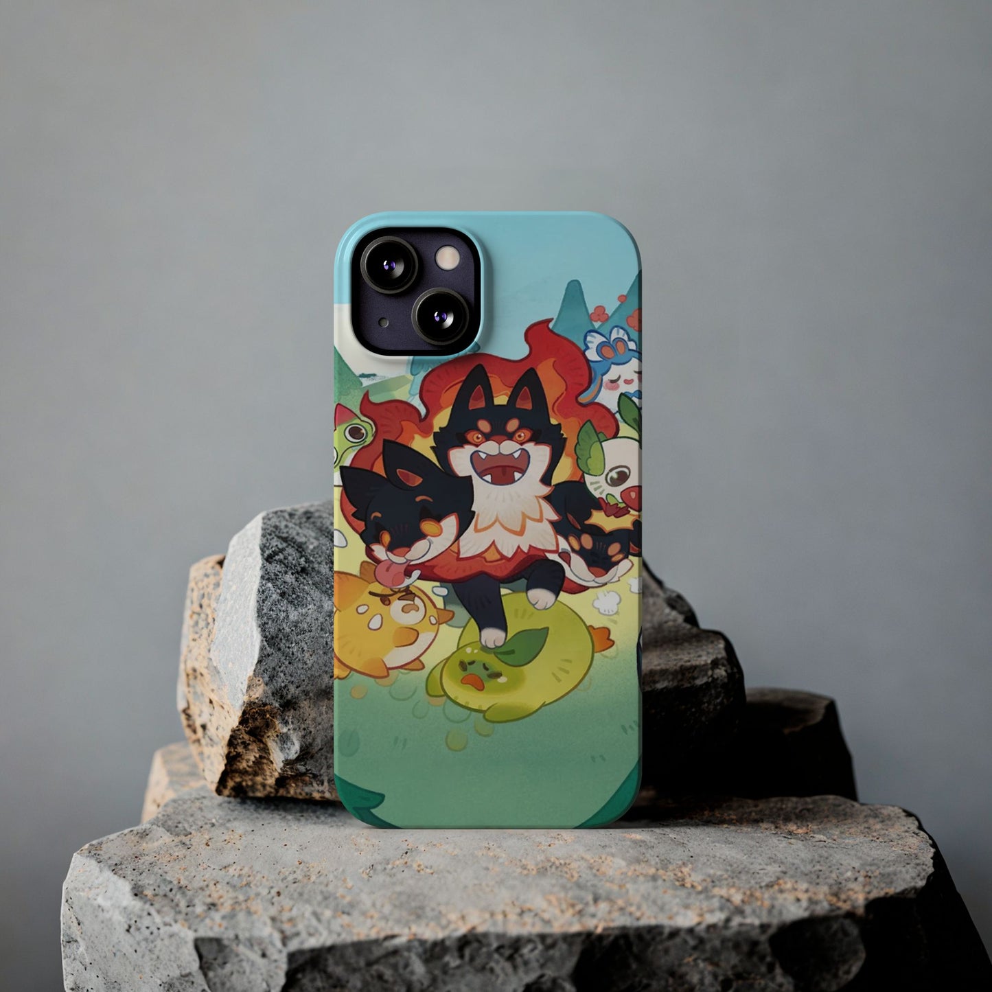 Clash of Critters Tataris World iPhone Case