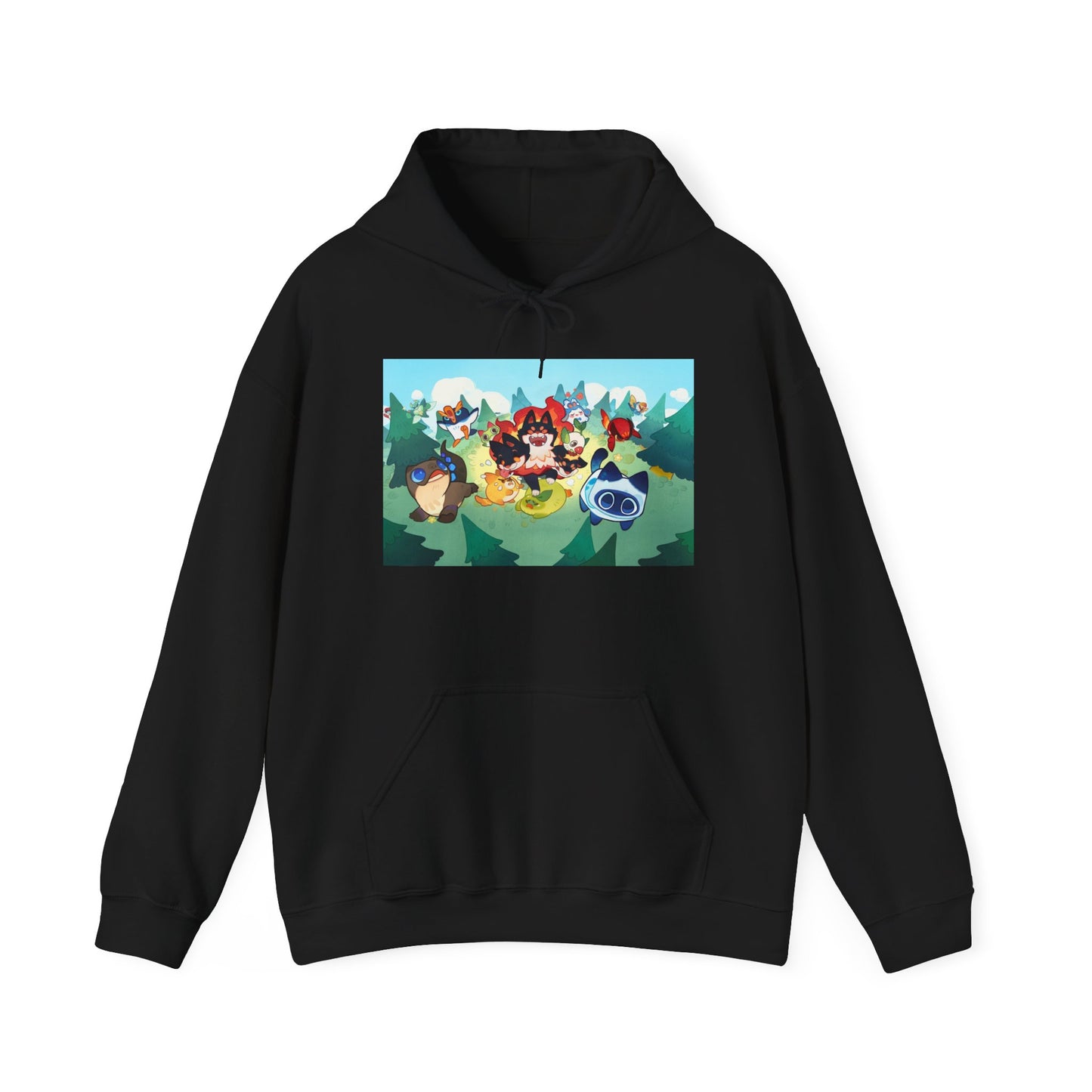 Clash of Critters Tataris World Black Hoodie