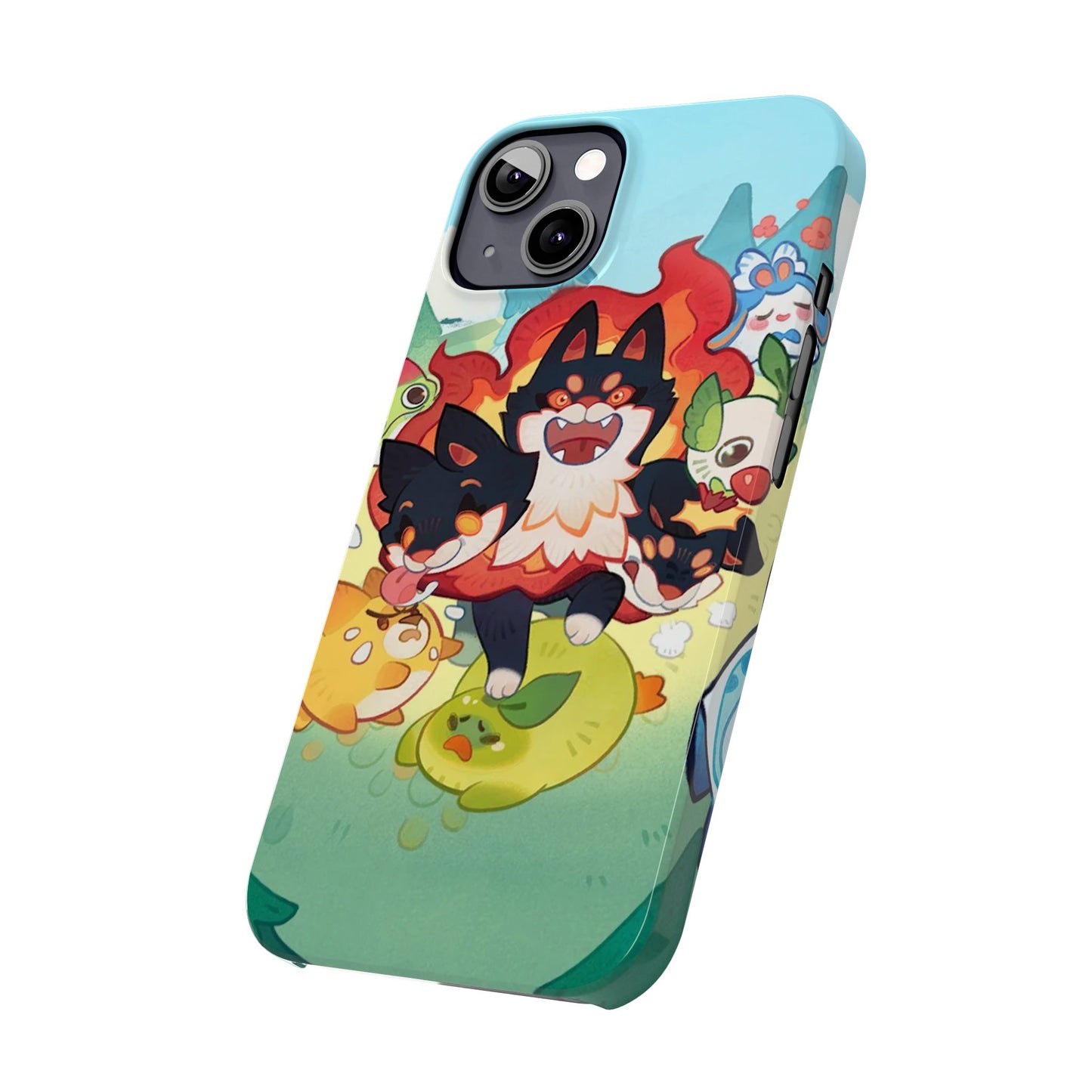 Clash of Critters Tataris World iPhone Case