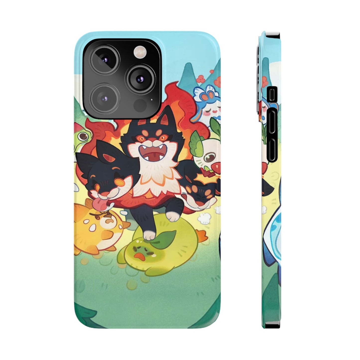 Clash of Critters Tataris World iPhone Case
