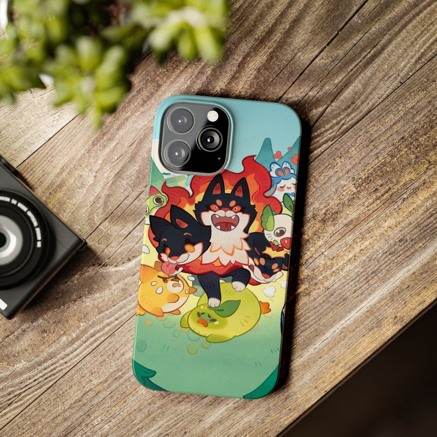 Clash of Critters Tataris World iPhone Case