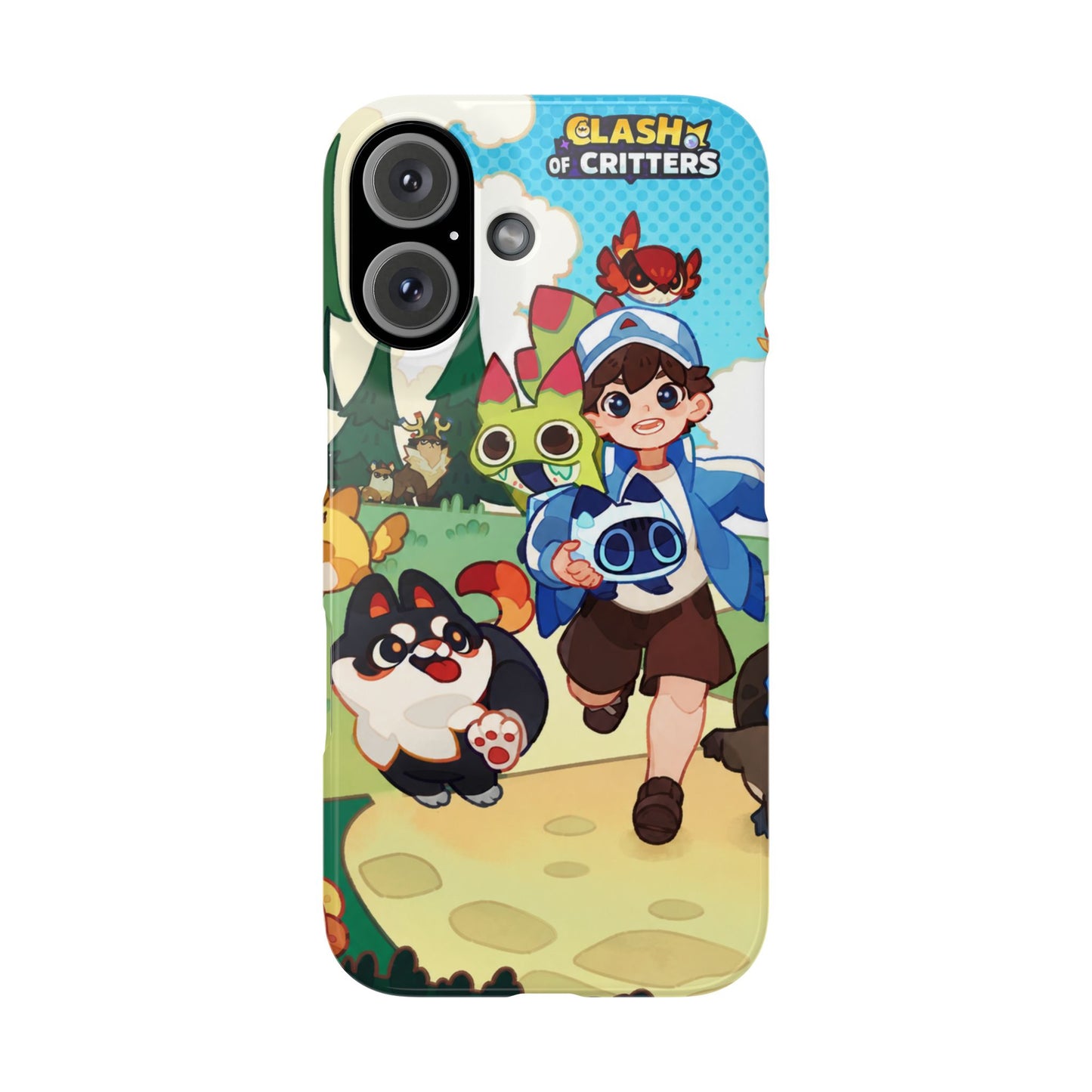 Clash of Critters Tataris Trainer iPhone Case