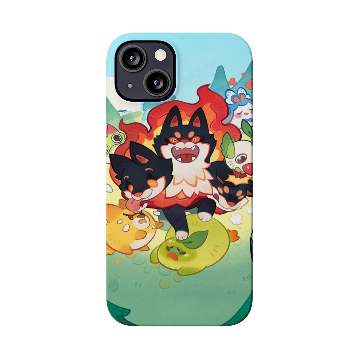Clash of Critters Tataris World iPhone Case