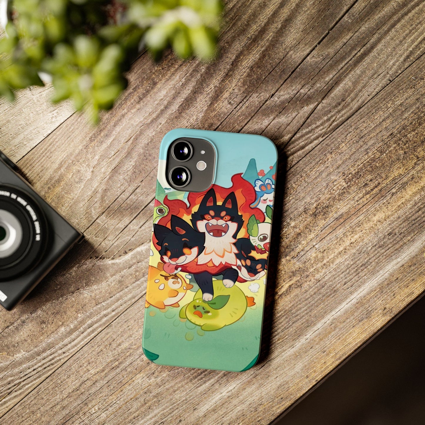 Clash of Critters Tataris World iPhone Case