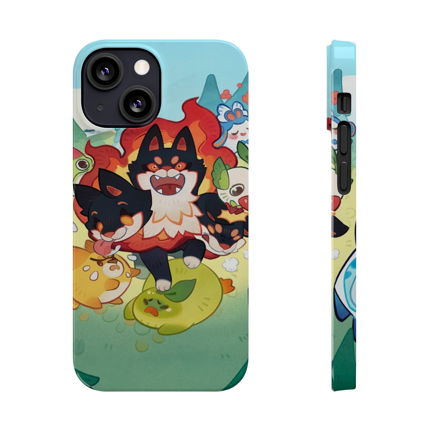 Clash of Critters Tataris World iPhone Case