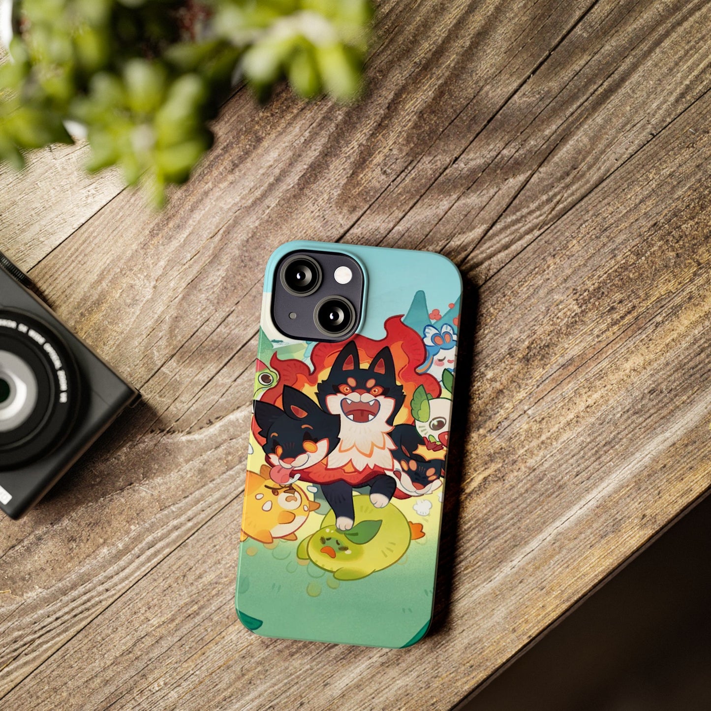 Clash of Critters Tataris World iPhone Case