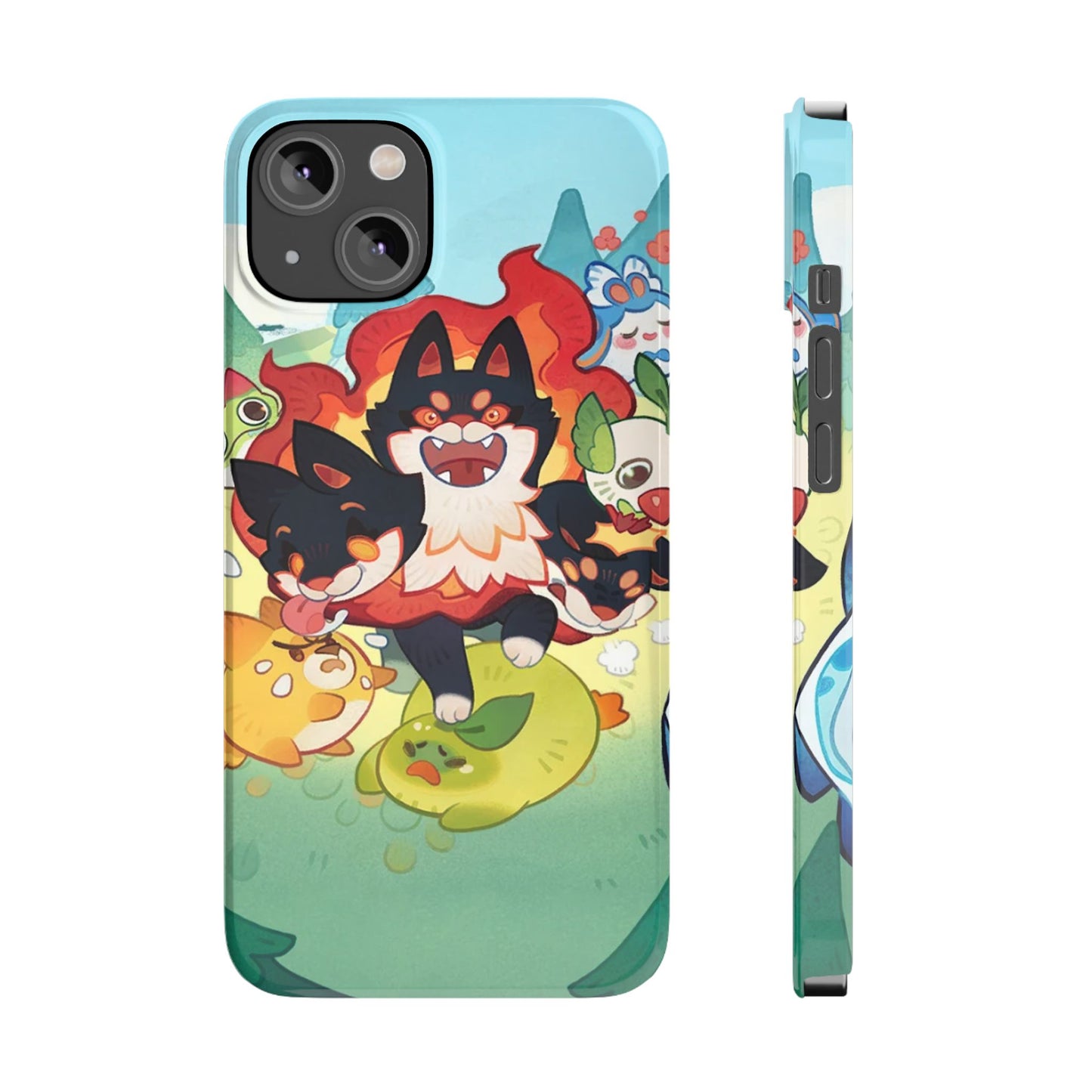 Clash of Critters Tataris World iPhone Case