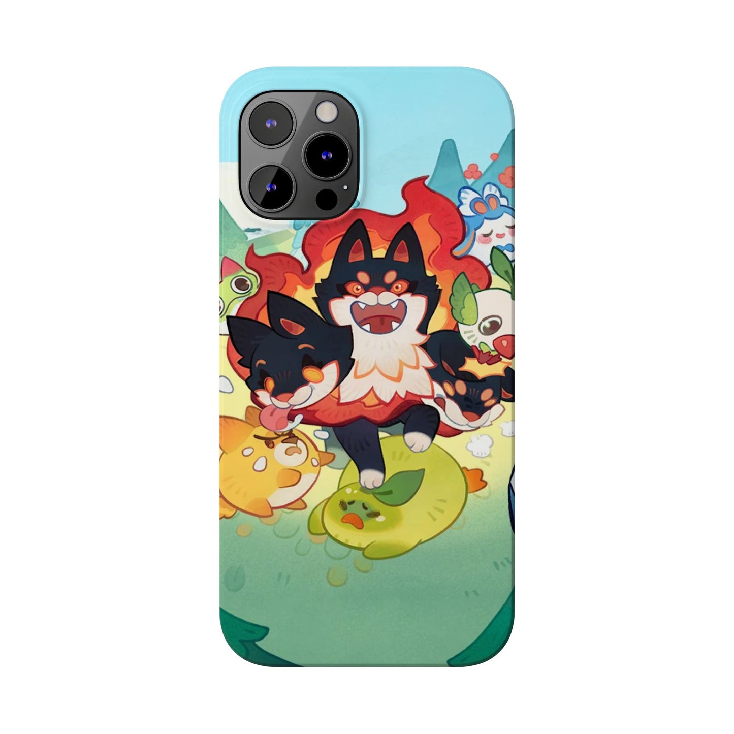 Clash of Critters Tataris World iPhone Case