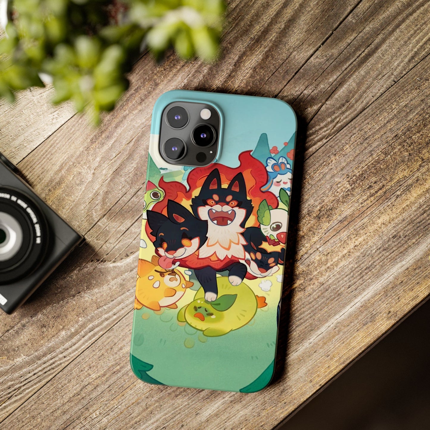 Clash of Critters Tataris World iPhone Case