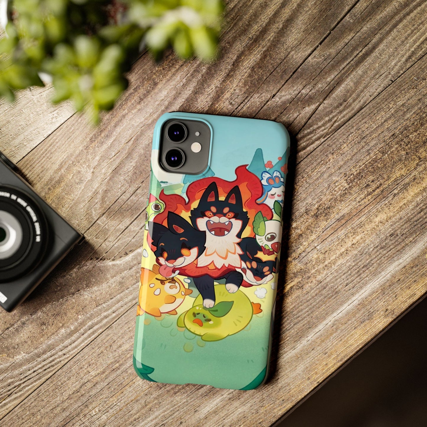 Clash of Critters Tataris World iPhone Case