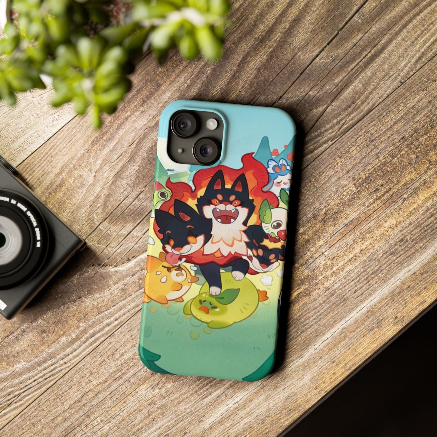 Clash of Critters Tataris World iPhone Case