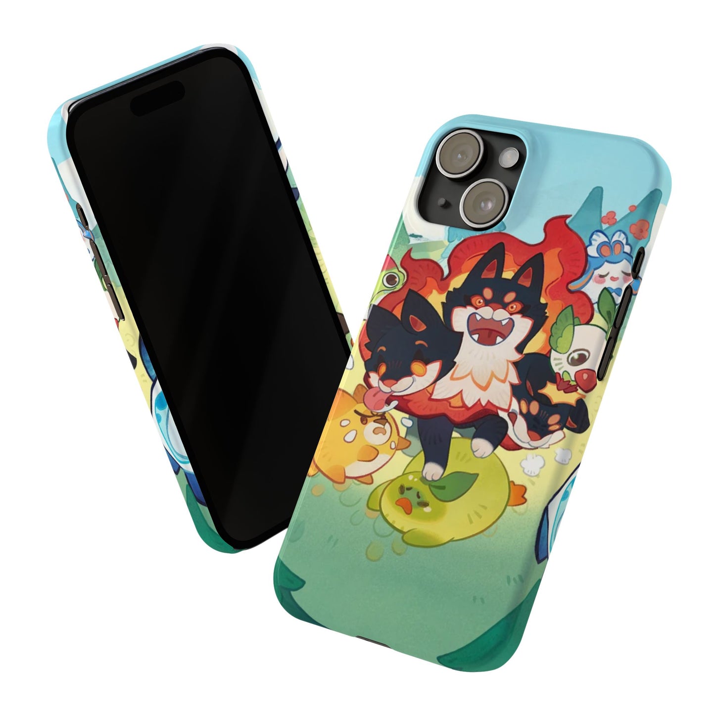 Clash of Critters Tataris World iPhone Case