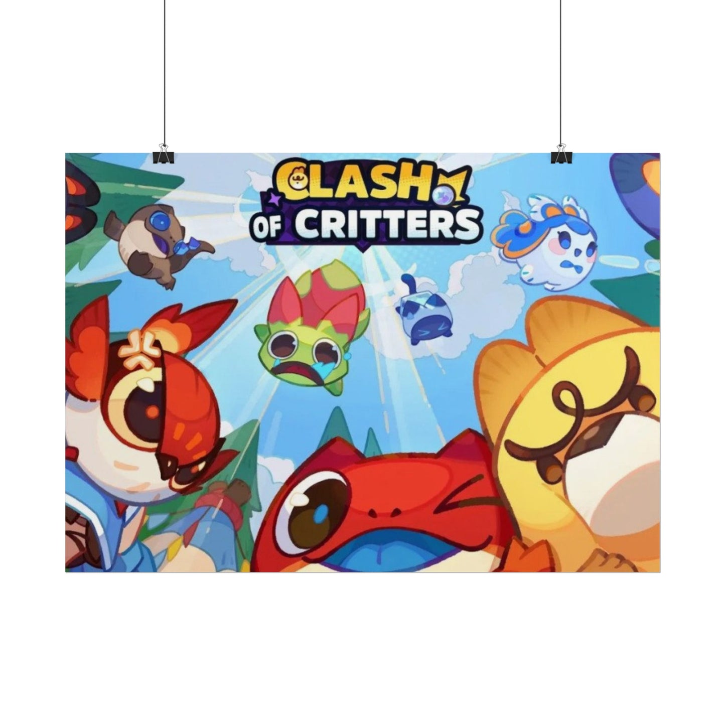 Clash of Critters Tataris Combat Poster