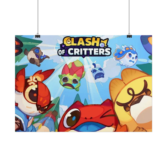 Clash of Critters Tataris Combat Poster