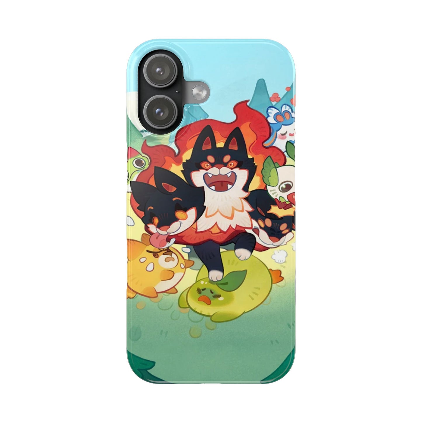 Clash of Critters Tataris World iPhone Case