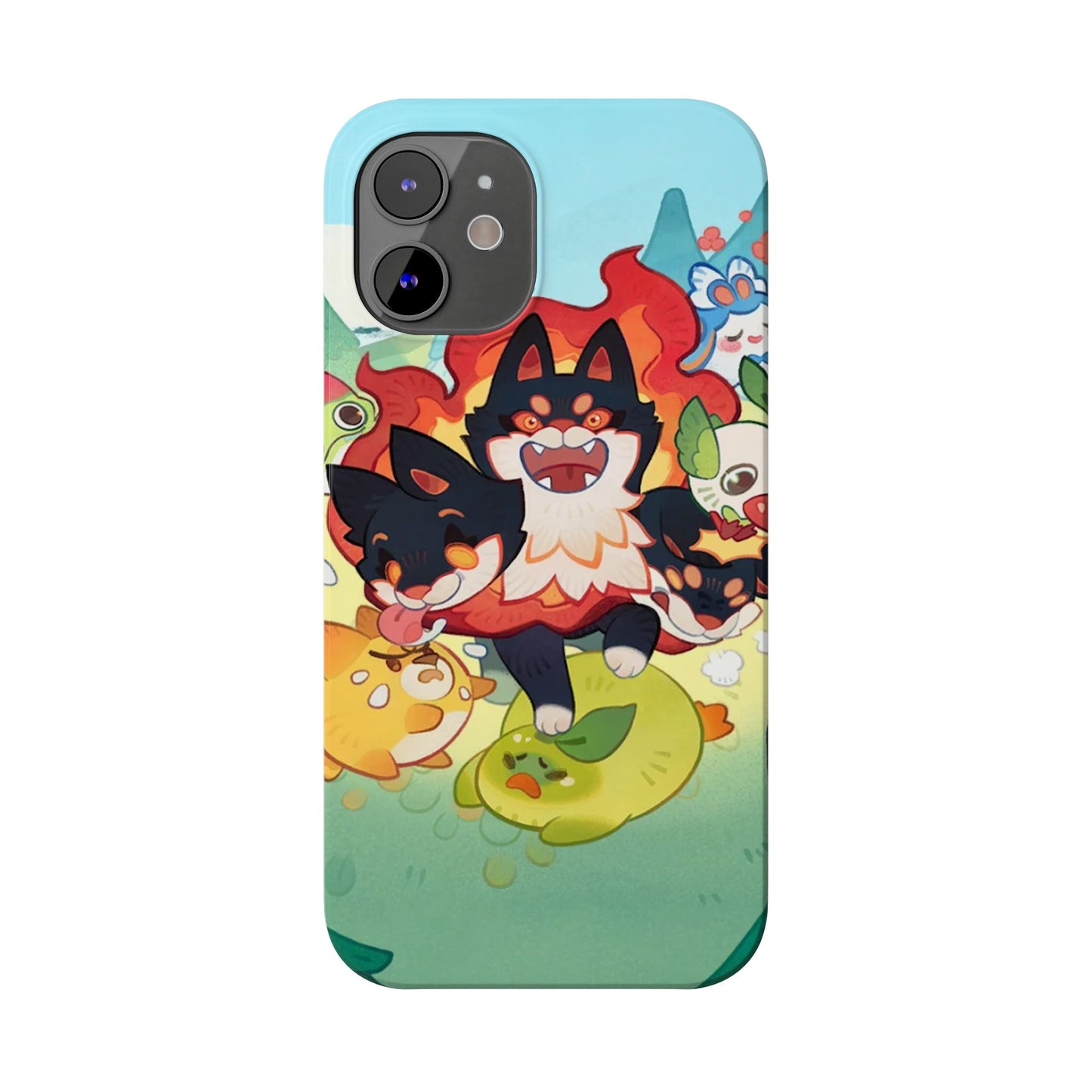 Clash of Critters Tataris World iPhone Case