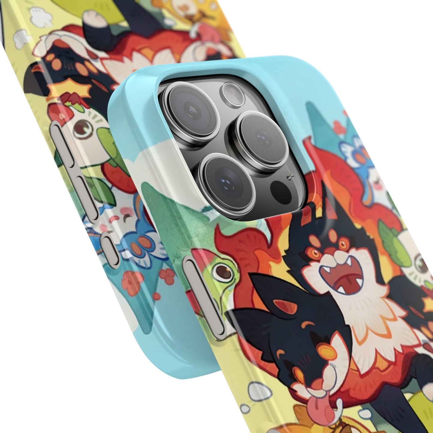 Clash of Critters Tataris World iPhone Case