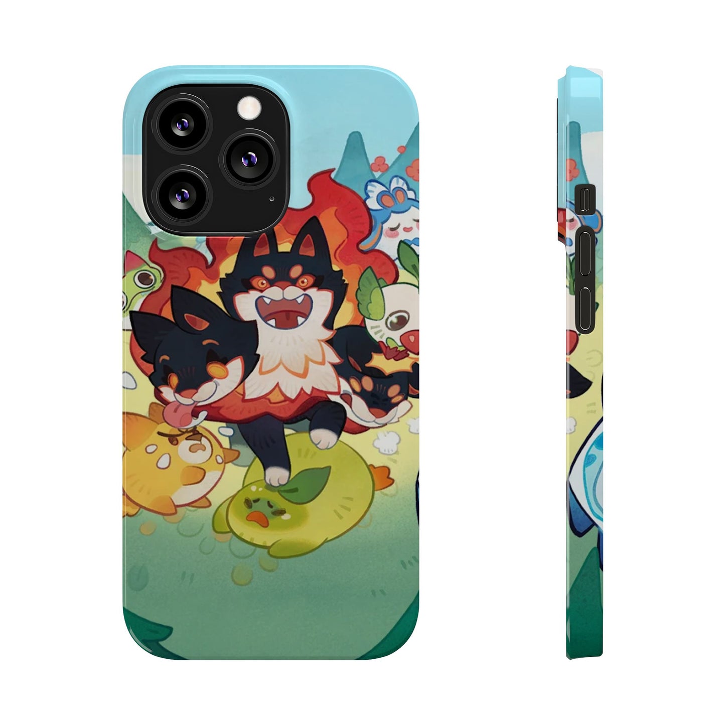 Clash of Critters Tataris World iPhone Case