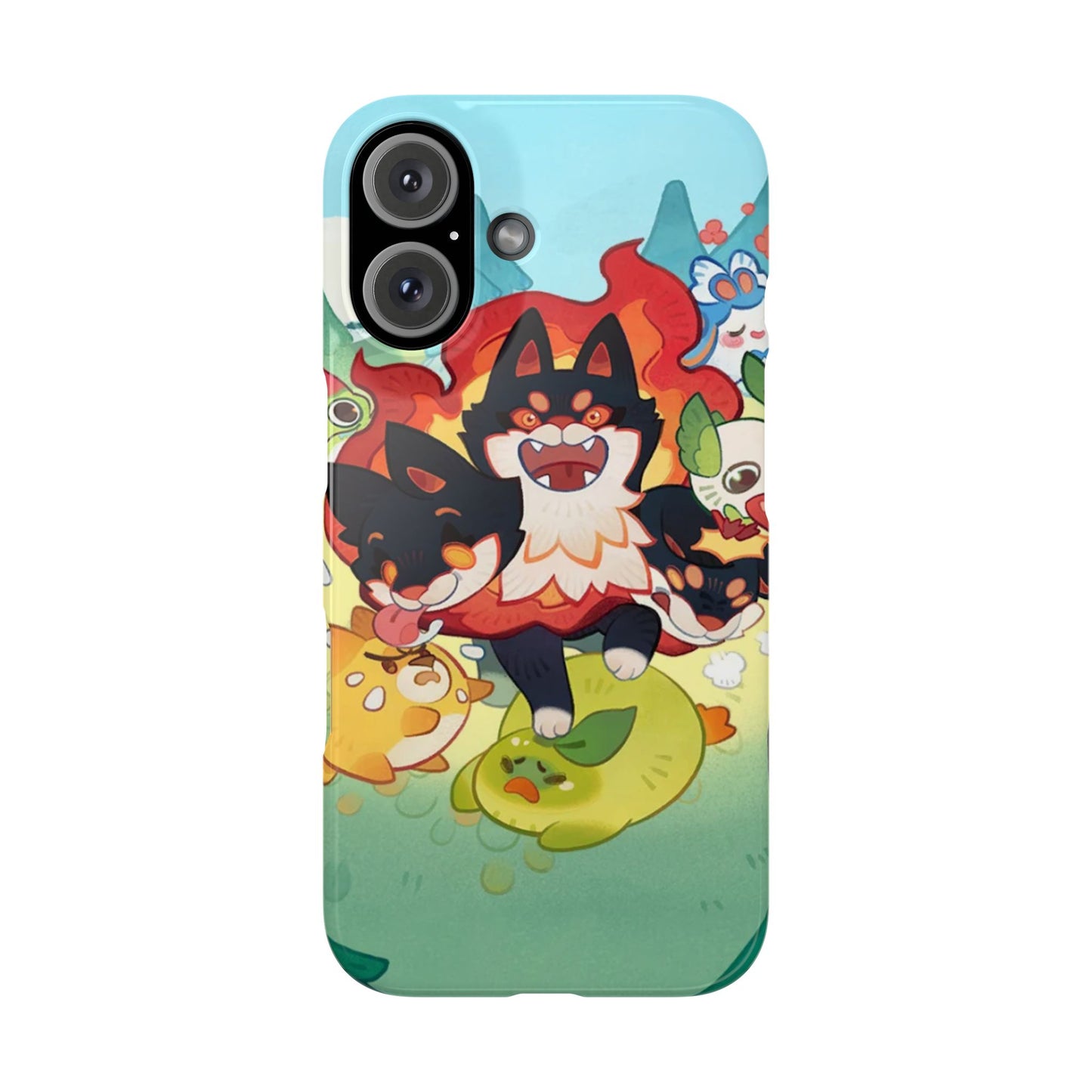 Clash of Critters Tataris World iPhone Case