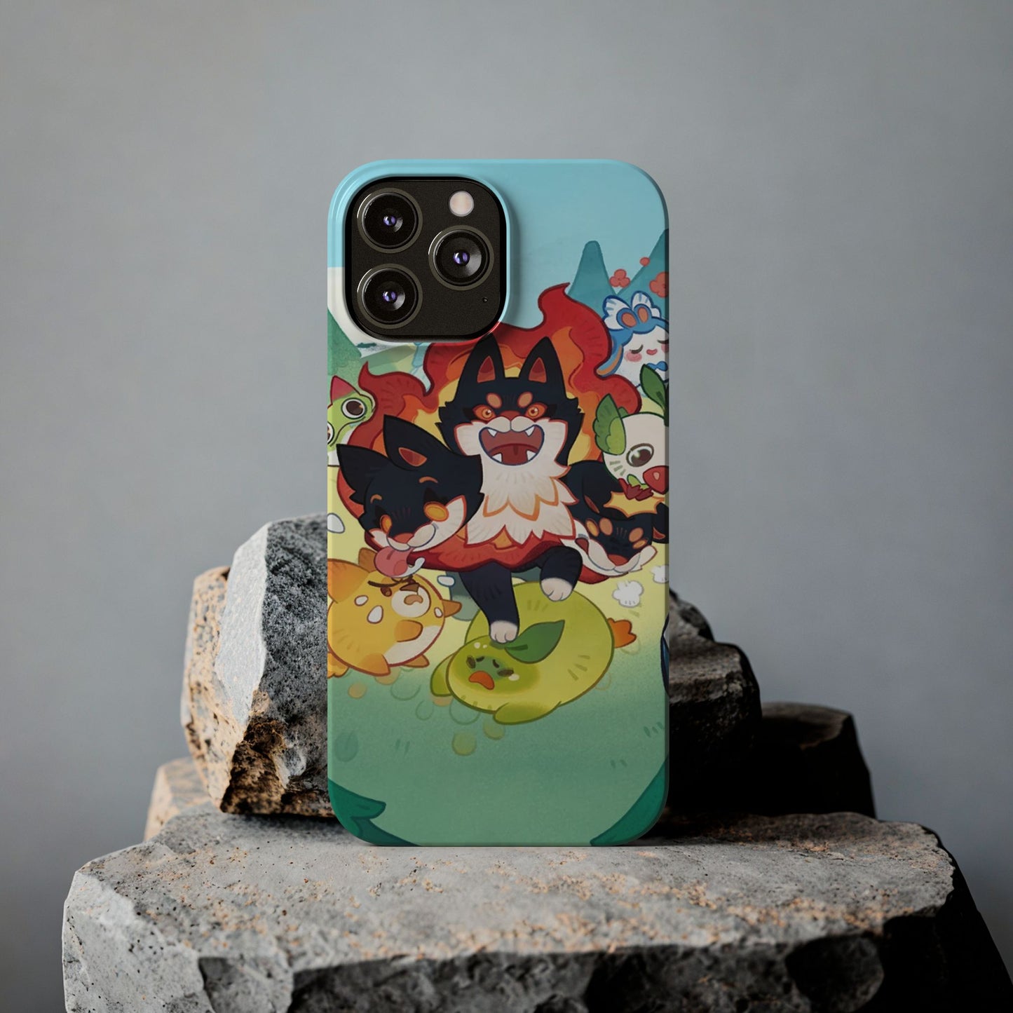 Clash of Critters Tataris World iPhone Case