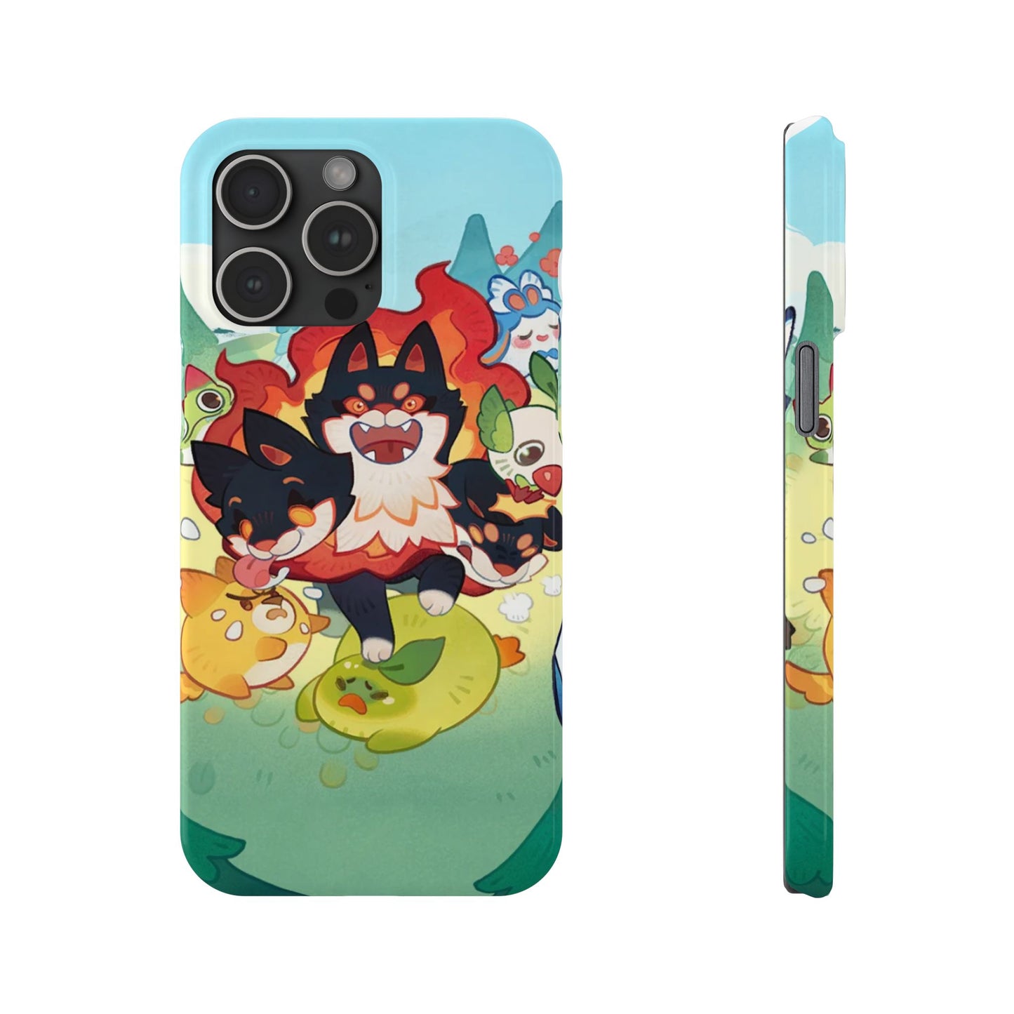 Clash of Critters Tataris World iPhone Case
