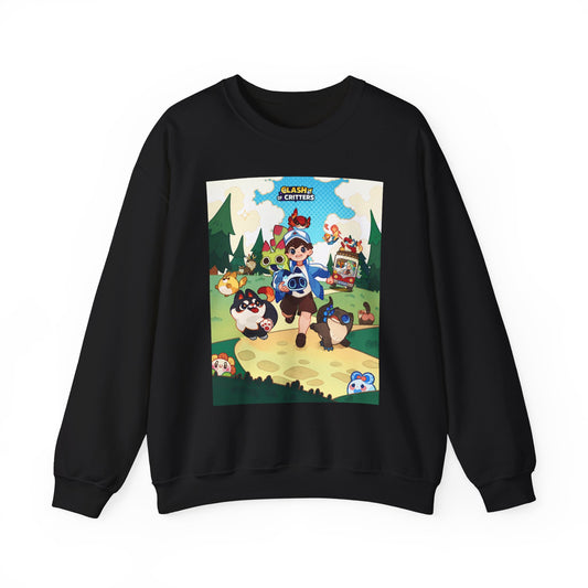 Clash of Critters Tataris Trainer Black Sweatshirt