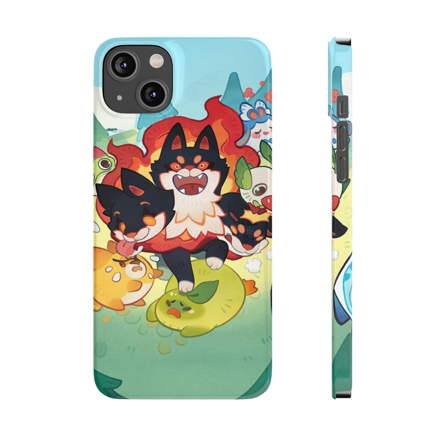 Clash of Critters Tataris World iPhone Case