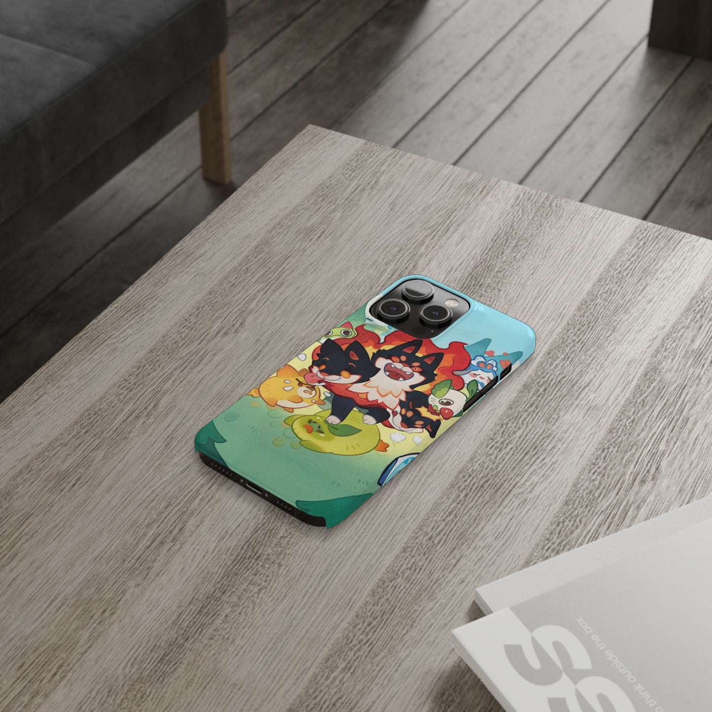 Clash of Critters Tataris World iPhone Case