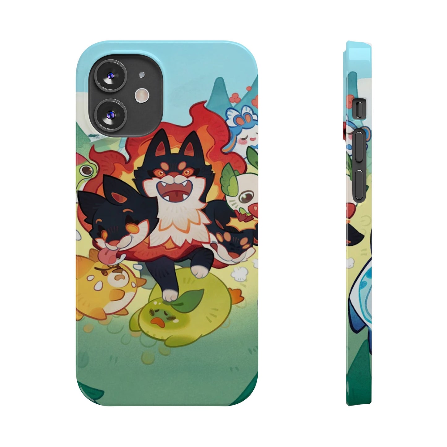 Clash of Critters Tataris World iPhone Case
