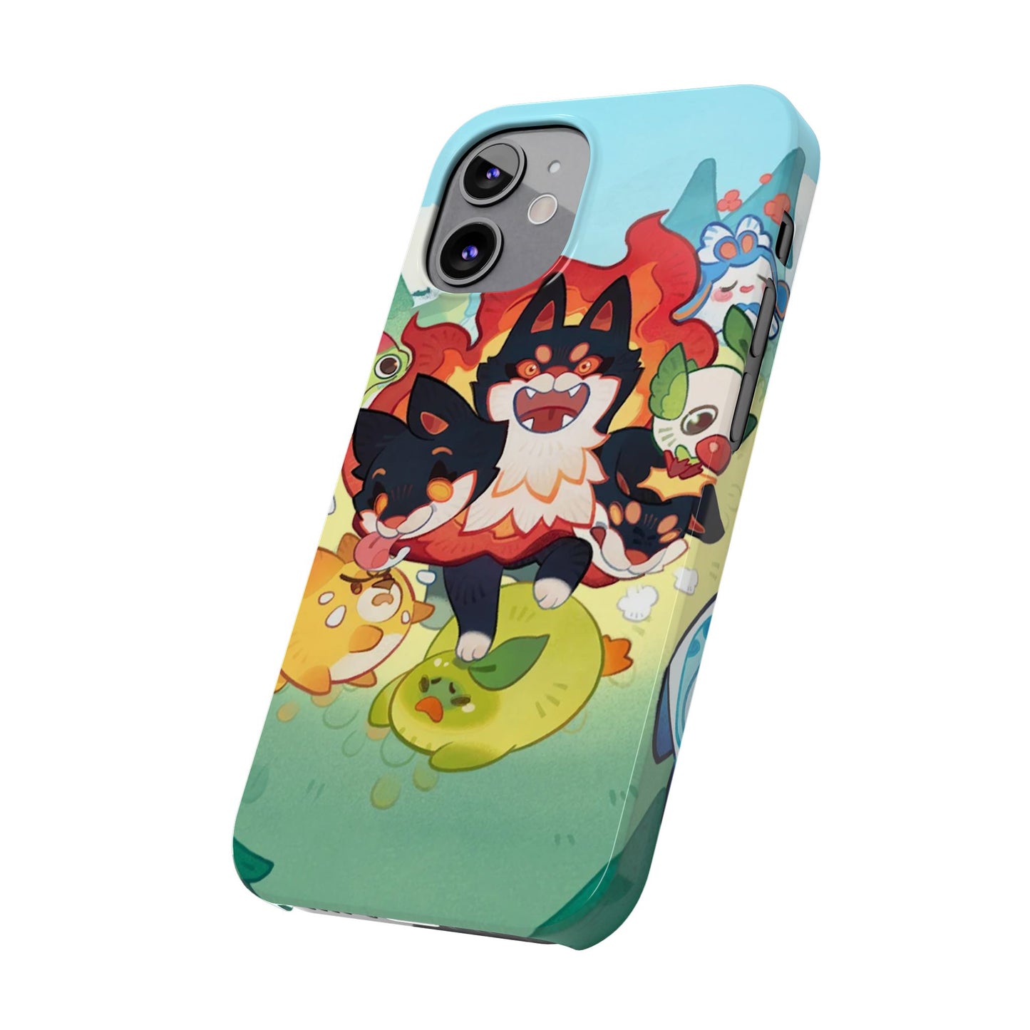 Clash of Critters Tataris World iPhone Case