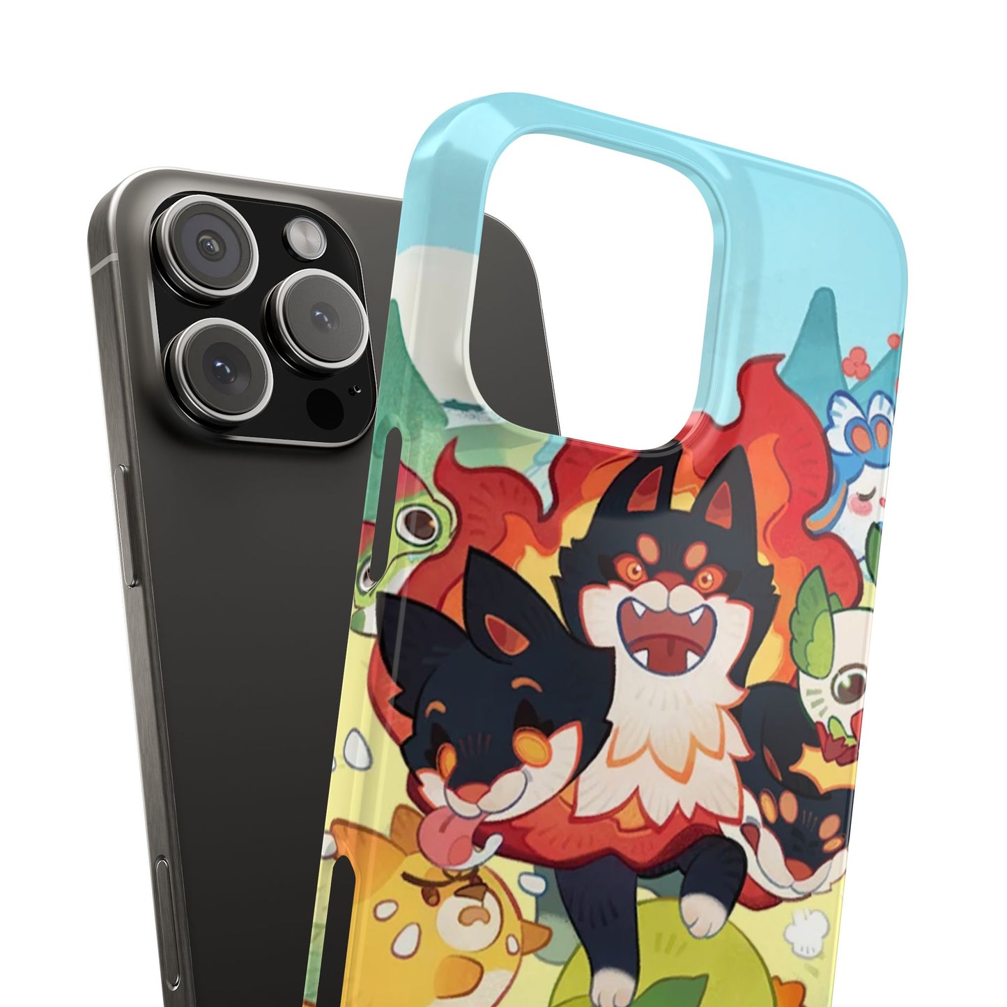 Clash of Critters Tataris World iPhone Case