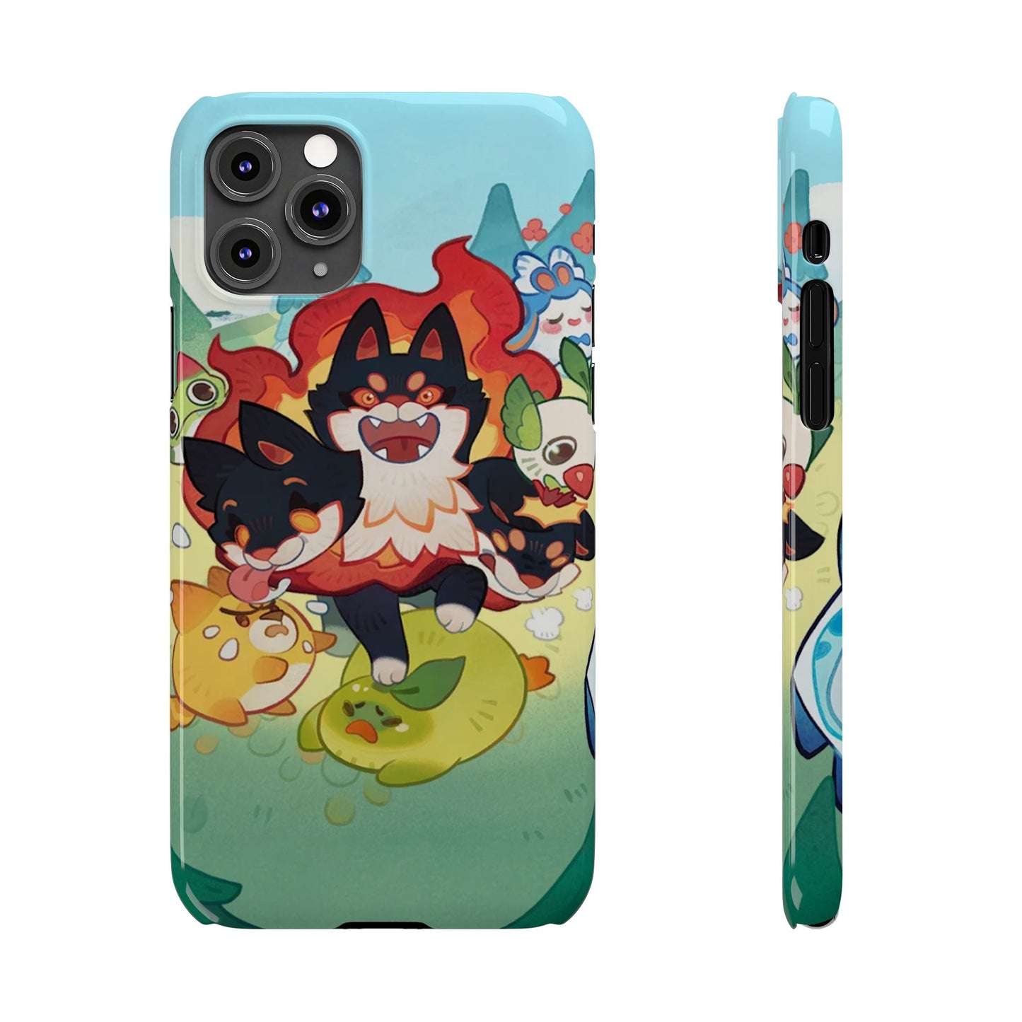 Clash of Critters Tataris World iPhone Case