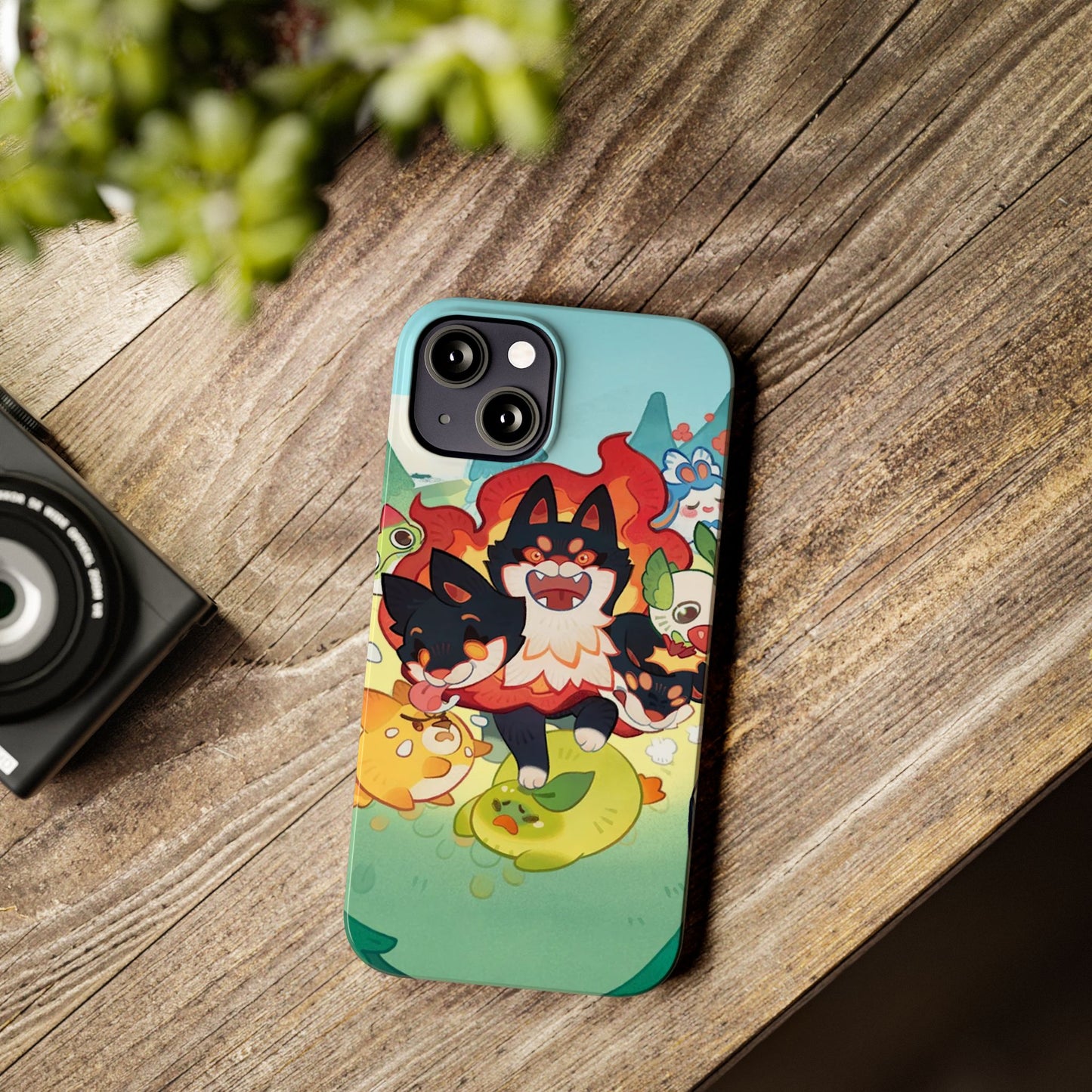 Clash of Critters Tataris World iPhone Case