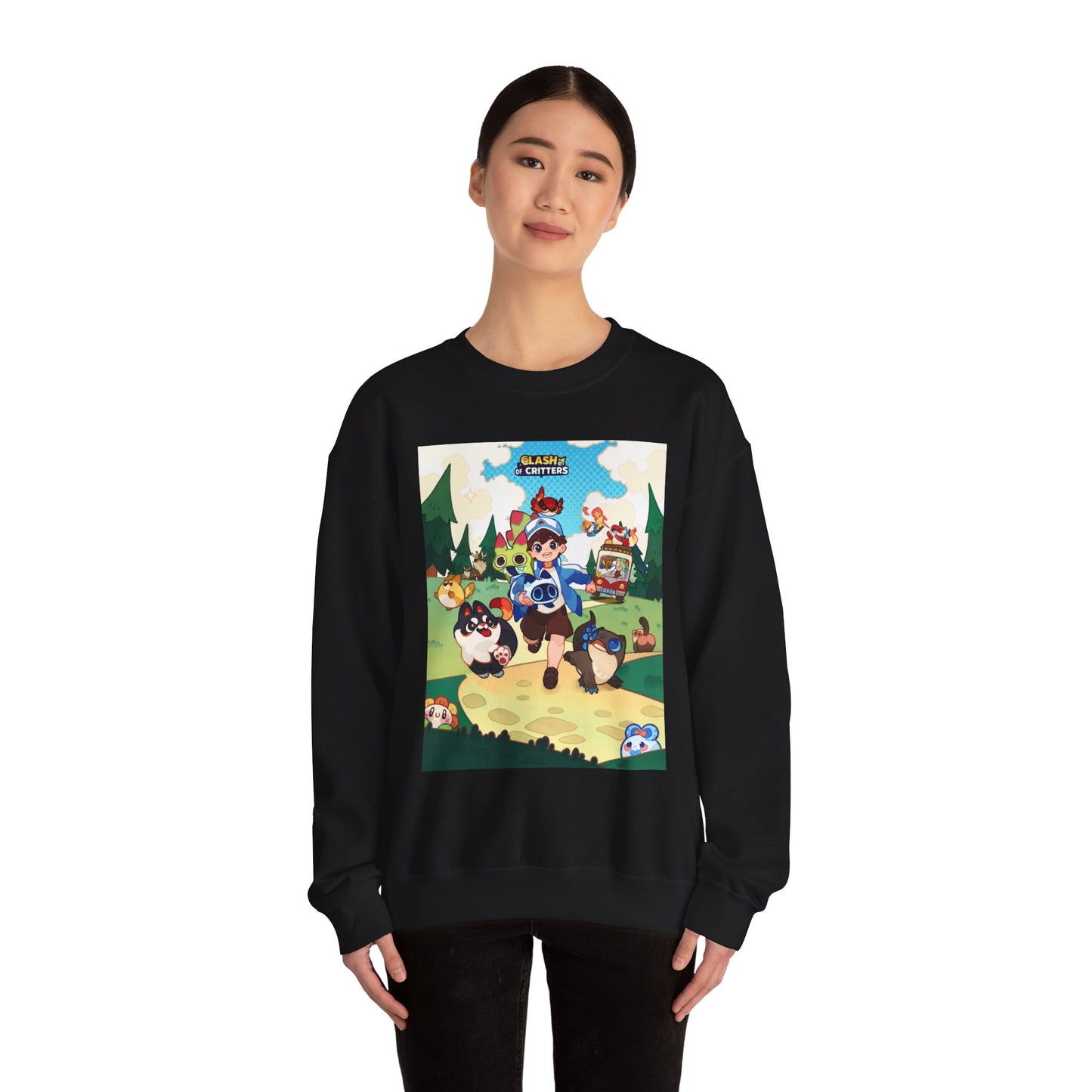 Clash of Critters Tataris Trainer Black Sweatshirt