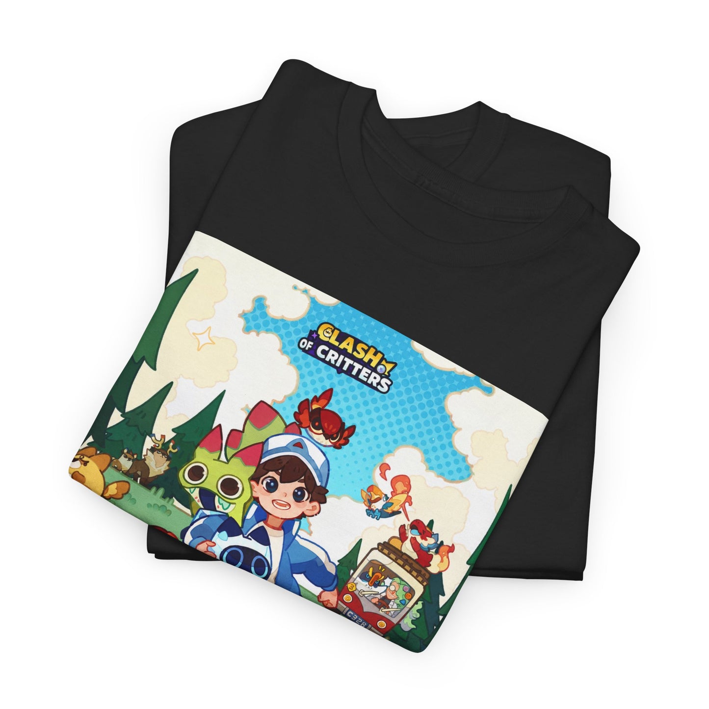 Clash of Critters Tataris Trainer Black T-Shirt