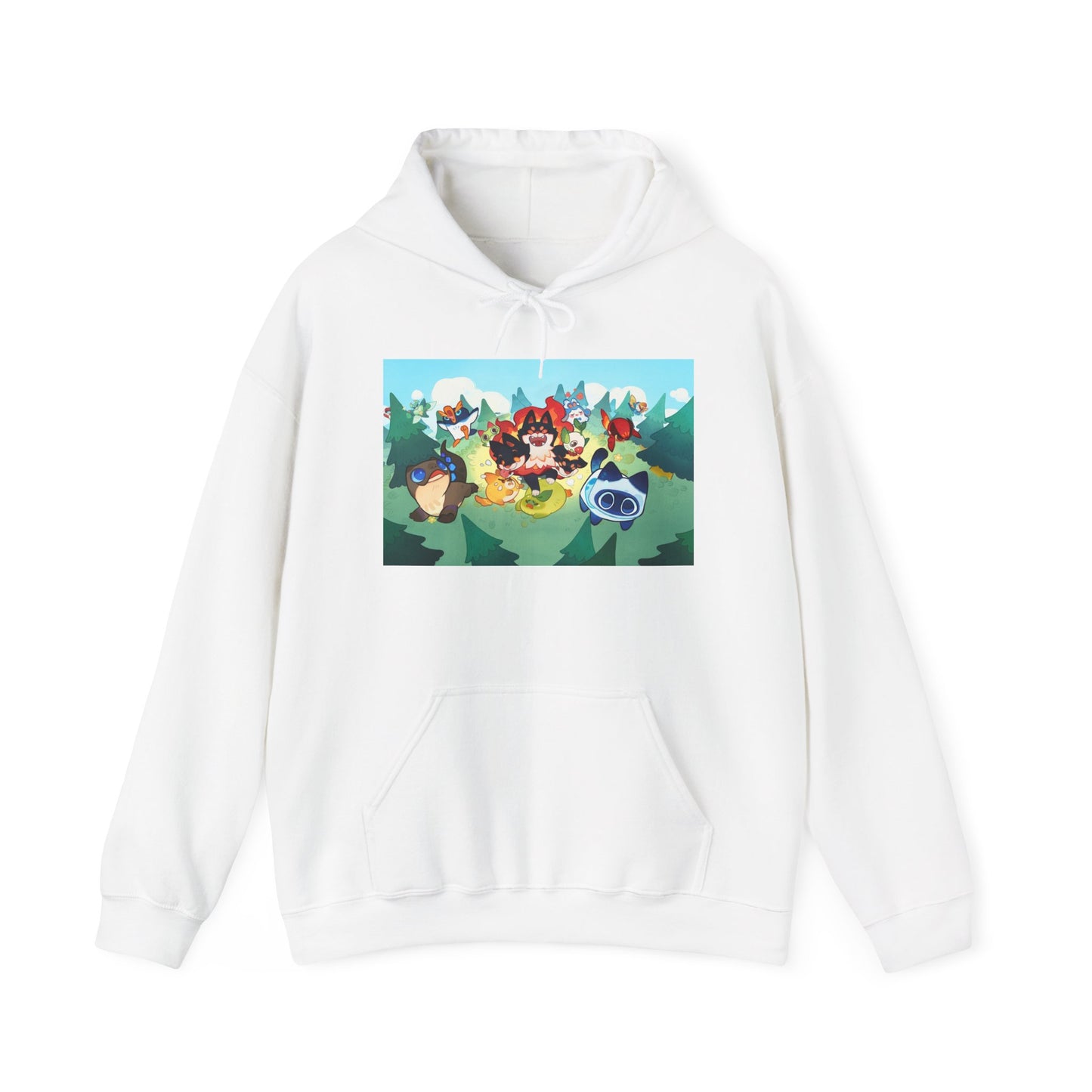 Clash of Critters Tataris World White Hoodie