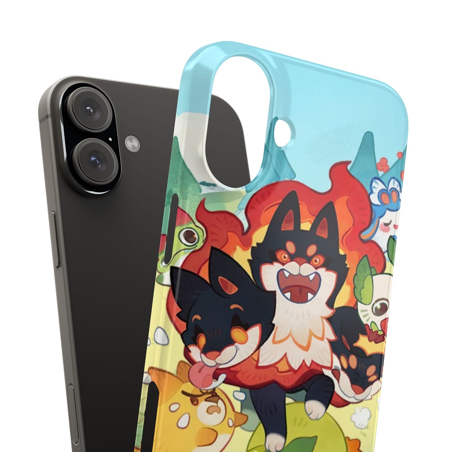 Clash of Critters Tataris World iPhone Case