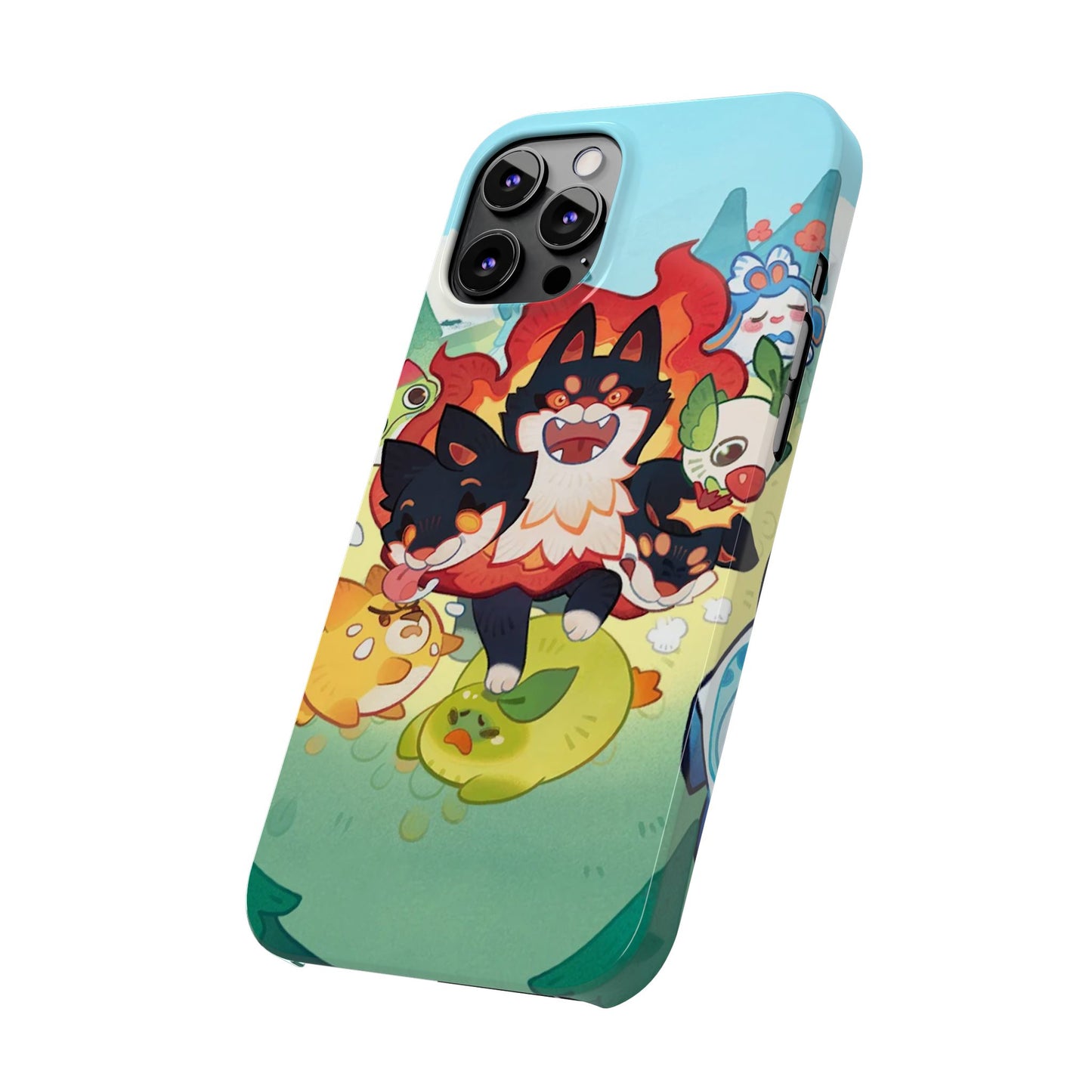 Clash of Critters Tataris World iPhone Case