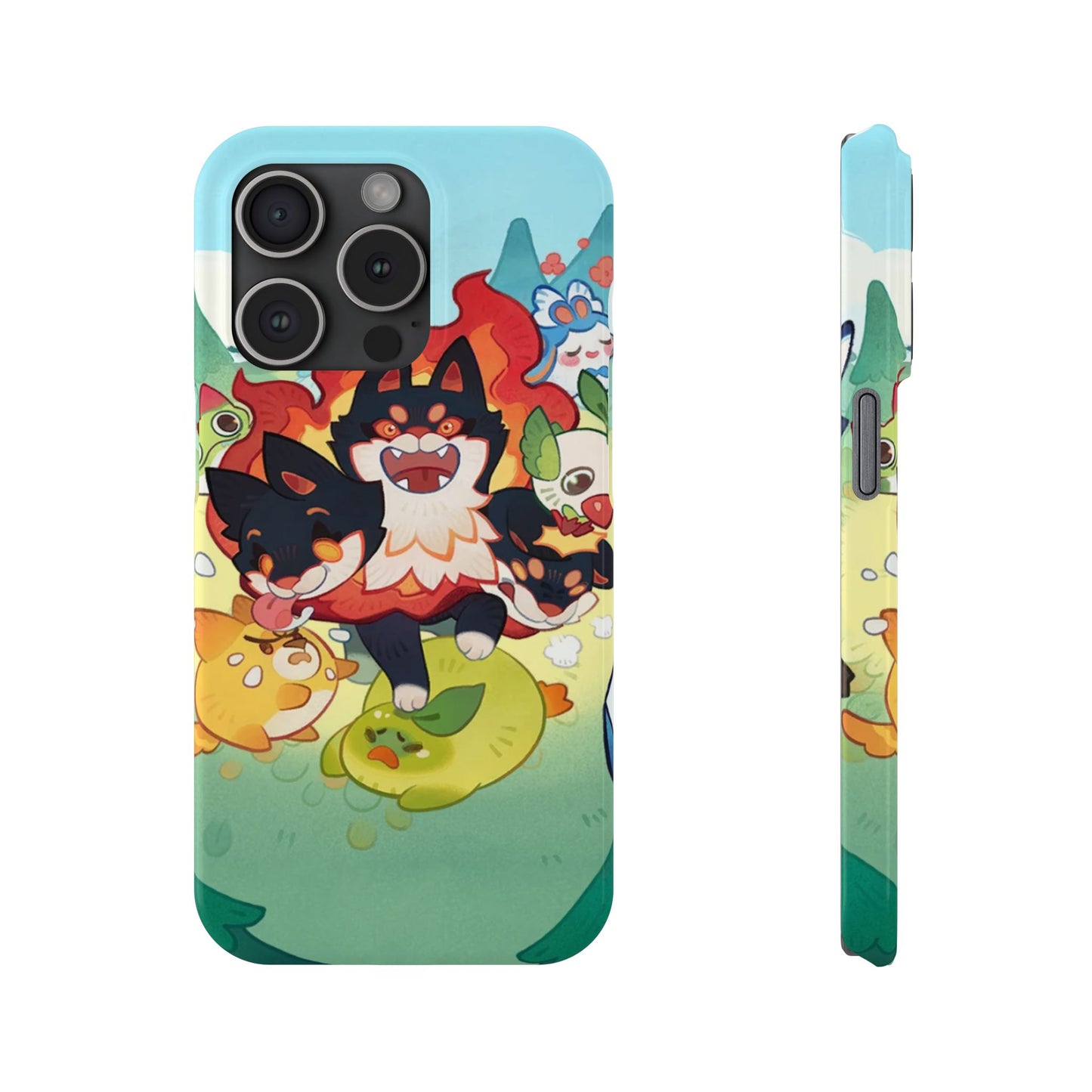 Clash of Critters Tataris World iPhone Case