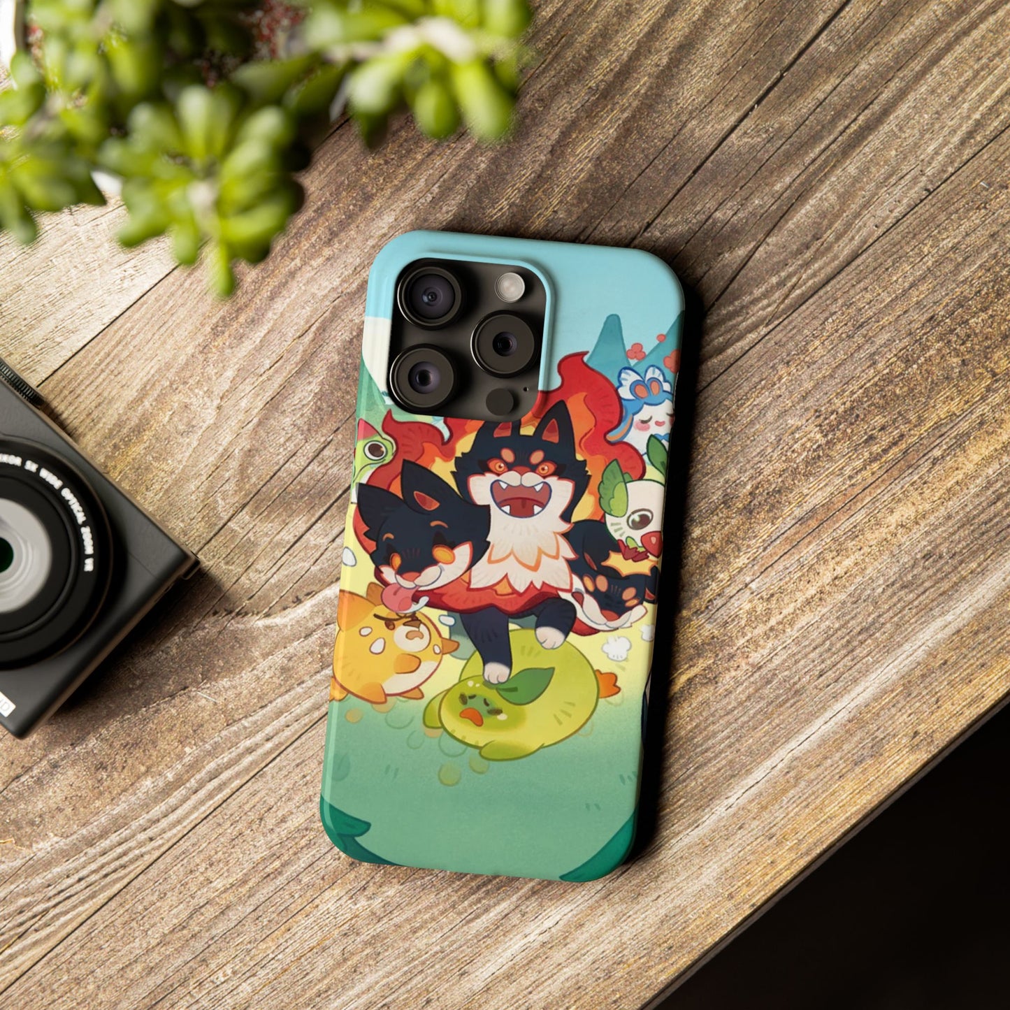 Clash of Critters Tataris World iPhone Case