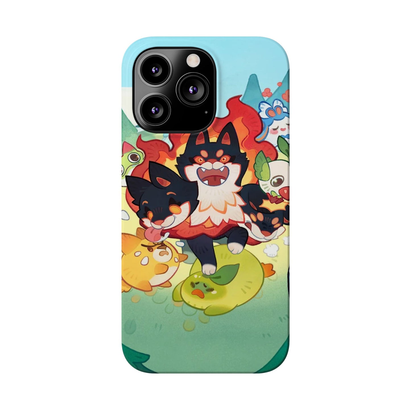 Clash of Critters Tataris World iPhone Case