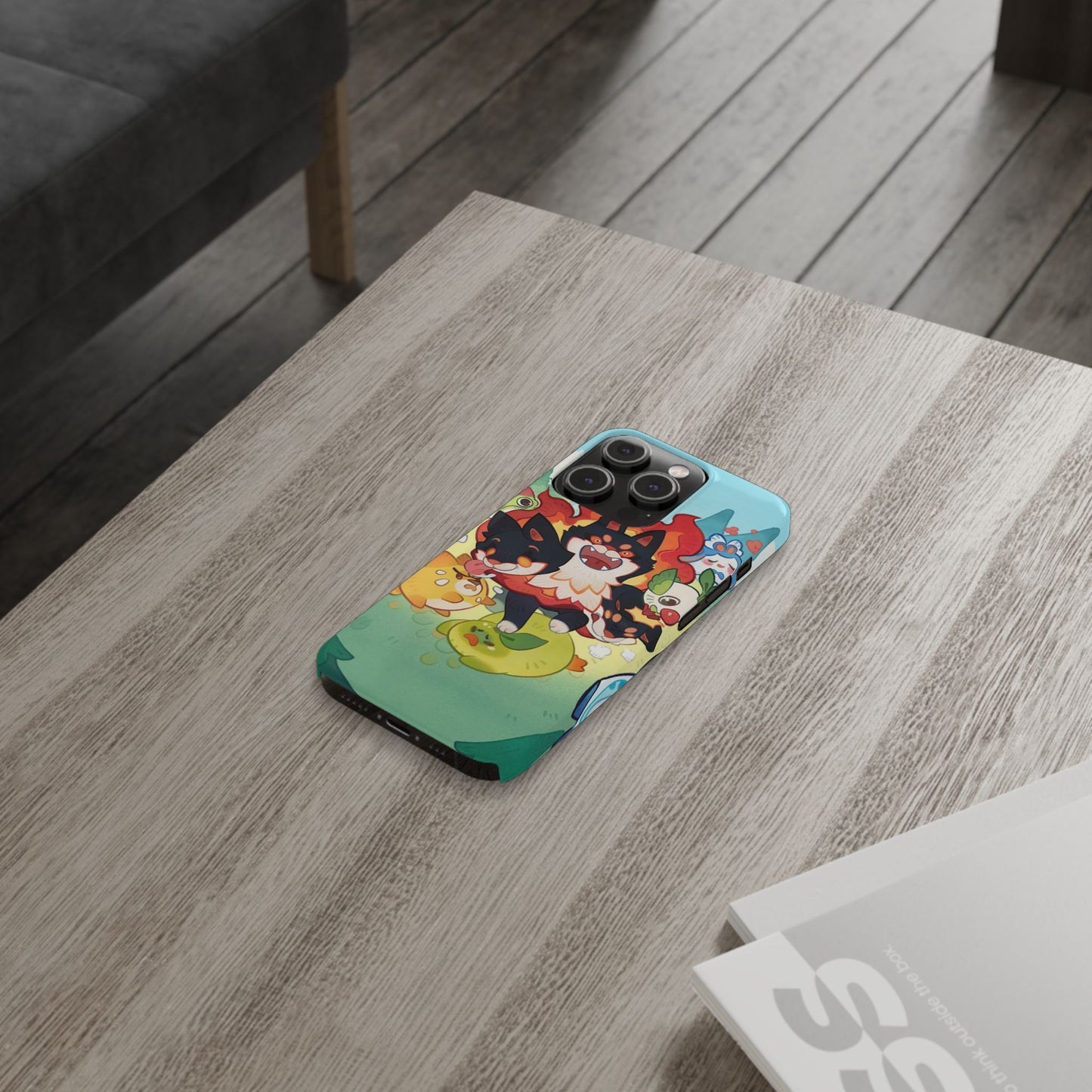 Clash of Critters Tataris World iPhone Case
