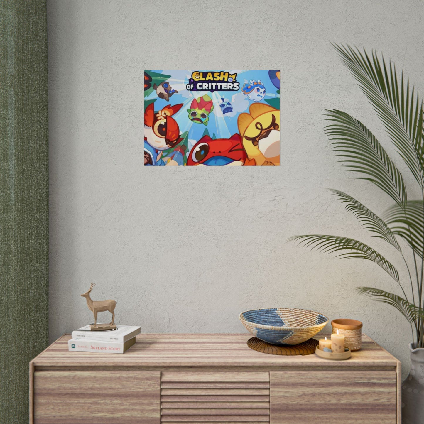 Clash of Critters Tataris Combat Poster