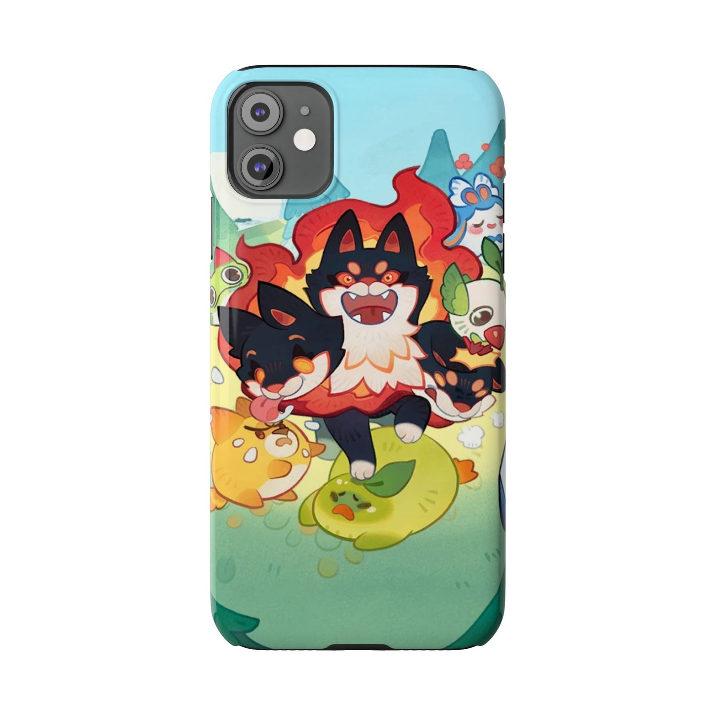 Clash of Critters Tataris World iPhone Case