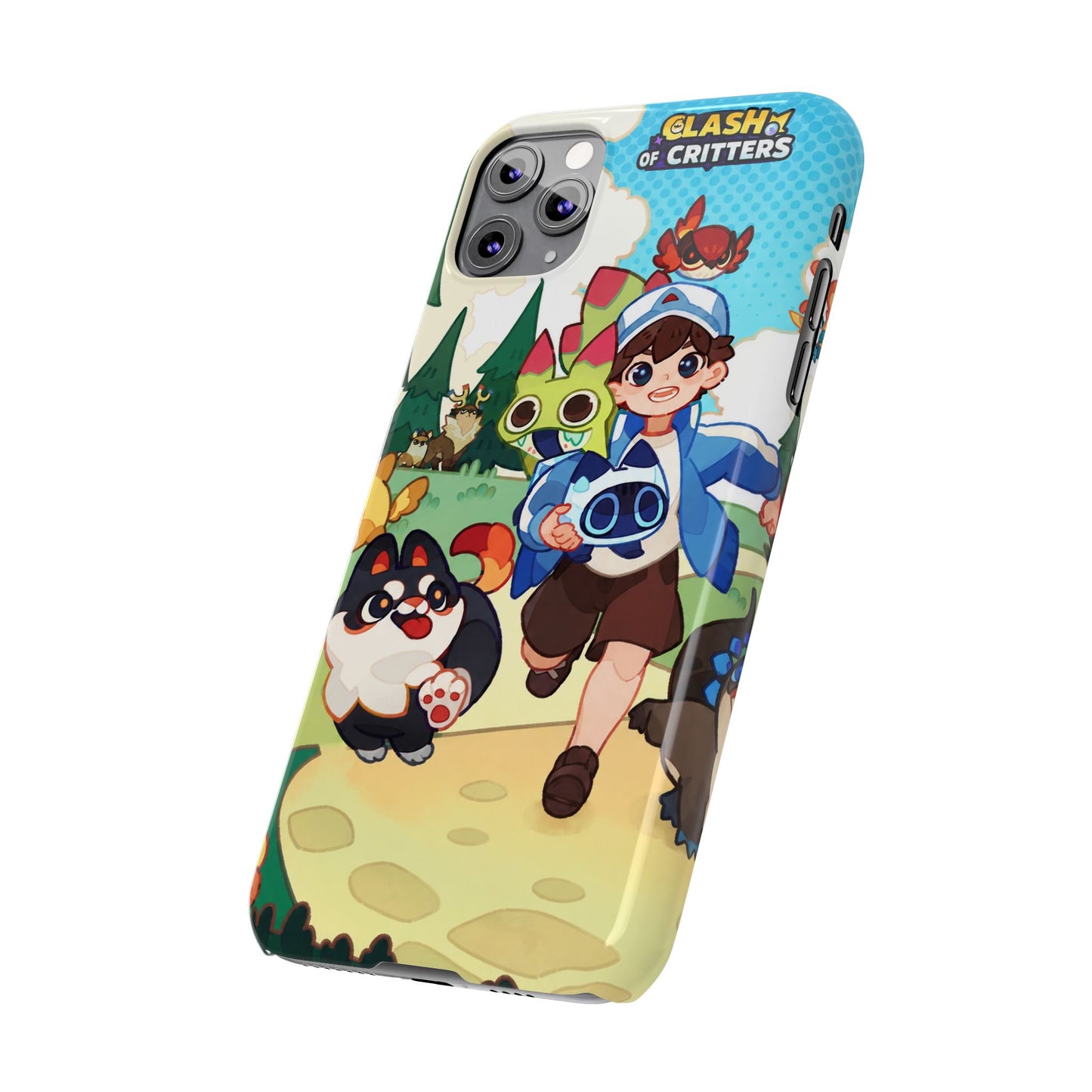 Clash of Critters Tataris Trainer iPhone Case