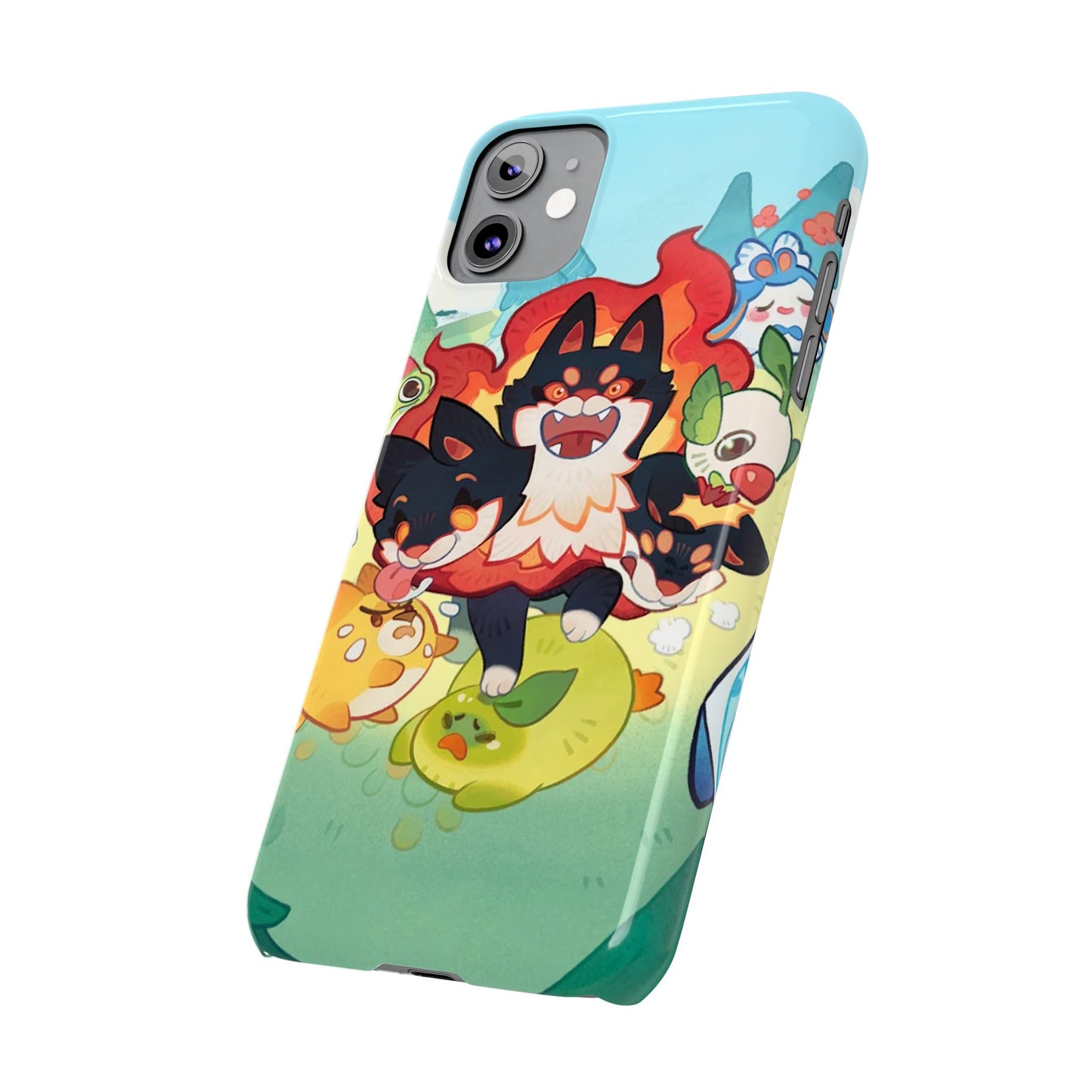 Clash of Critters Tataris World iPhone Case